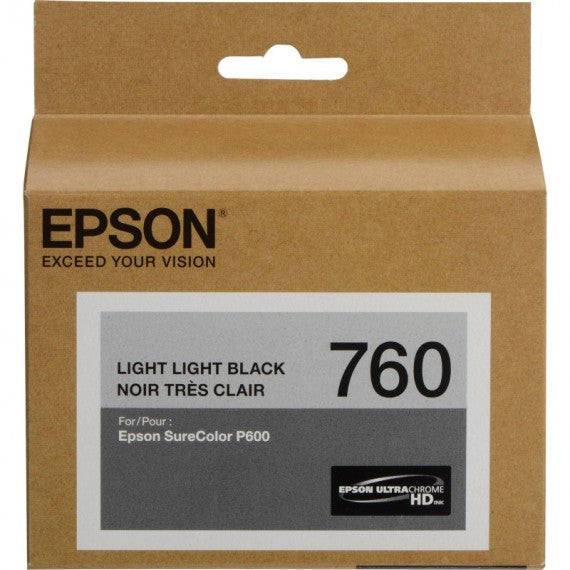 EPSON C13T760900 760 LIGHT LIGHT BLACK INK CARTRIDGE